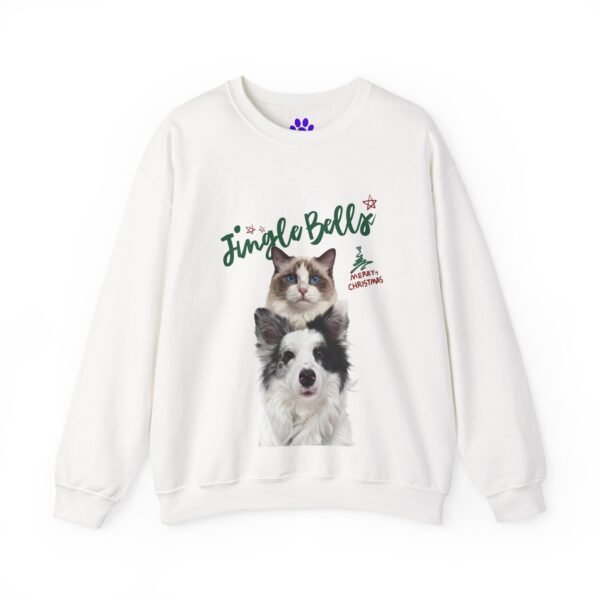 Custom Christmas Pet Stack Crewneck Sweatshirt